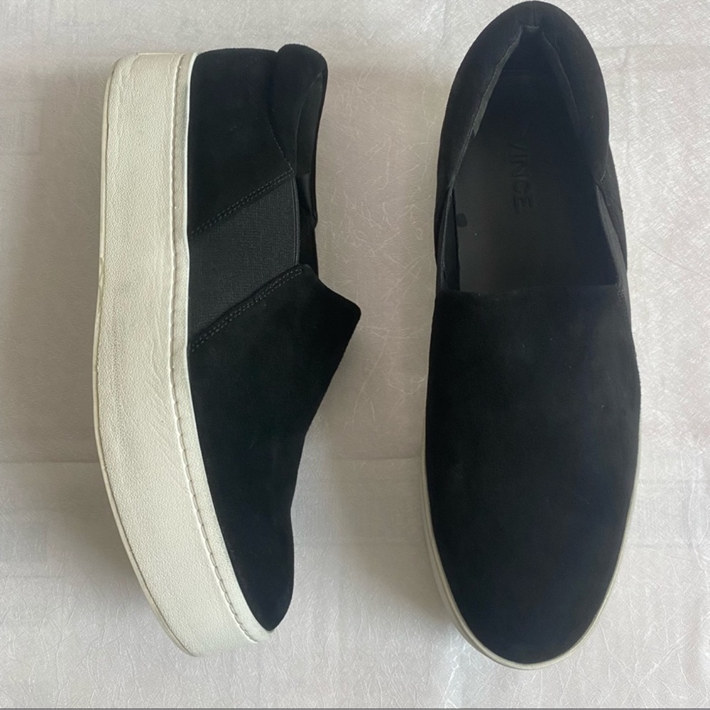 Vince Women's Black and White Platform Shoes